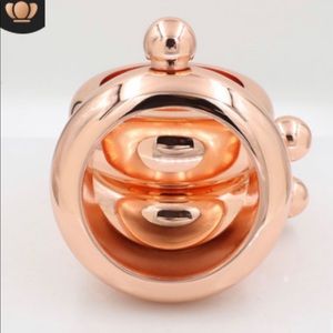 Rose gold bracelet flask